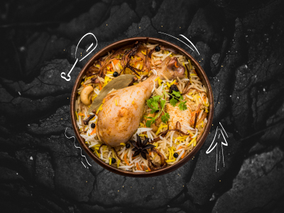 Hyderabadi Chicken Biryani